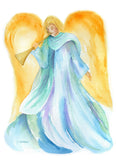Angel Watercolor Christmas Card Set