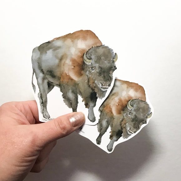 American Bison Vinyl Sticker