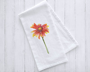 Indian Blanket Floral Tea Towel