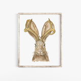 Jackalope Watercolor Painting Print
