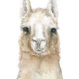 Llama Original Watercolor Painting