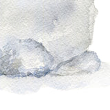 Mini Lop Rabbit Back Watercolor