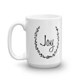 Joy Mug Black and White