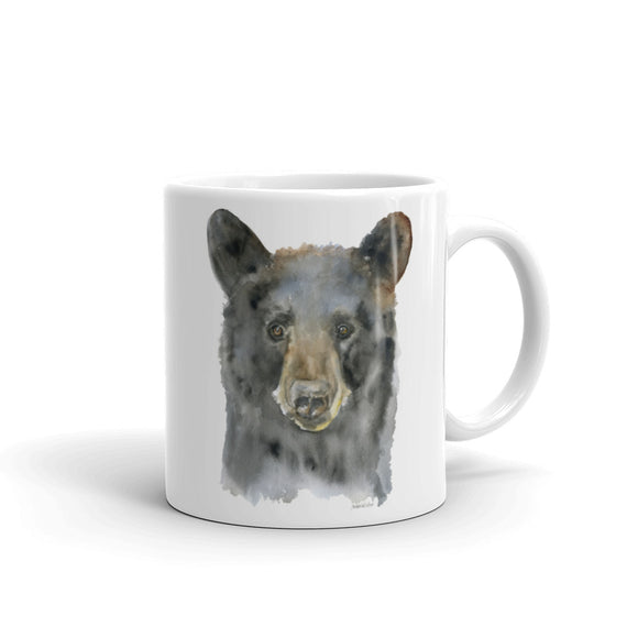 Black Bear Watercolor Mug