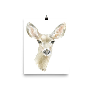 Doe Deer Watercolor