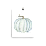 Gray Pumpkin Watercolor
