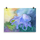 Colorful Octopus Watercolor