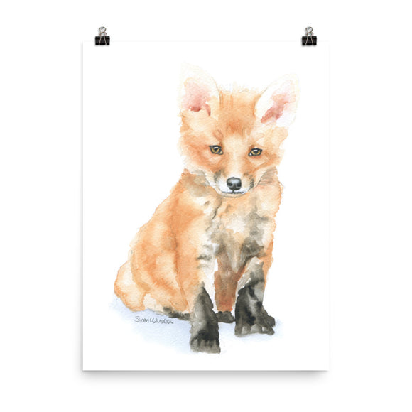 Baby Fox Watercolor