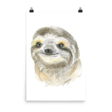 Sloth Face watercolor
