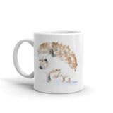 Hedgehog Watercolor Coffee Mug