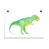 Tyrannosaurus Rex Watercolor T. rex
