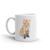 Baby Fox Watercolor Coffee Mug