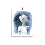 White Peonies Watercolor