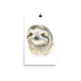 Sloth Face watercolor
