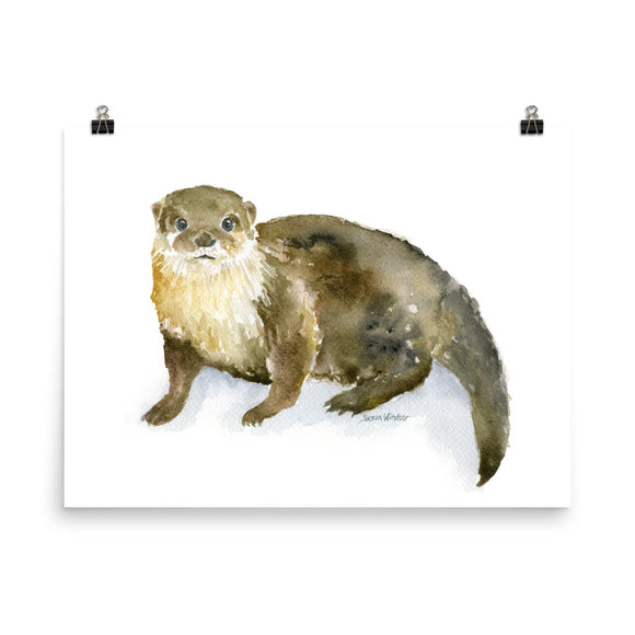 River Otter Watercolor