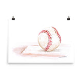 Baseball Watercolor