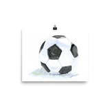 Soccer Ball Watercolor