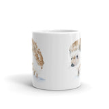 Hedgehog Watercolor Coffee Mug