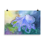 Colorful Octopus Watercolor