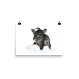 Calf Watercolor Baby Cow