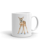 Deer Fawn Watercolor Coffee Mug