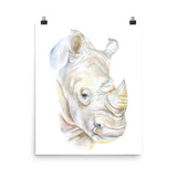 Rhino Watercolor