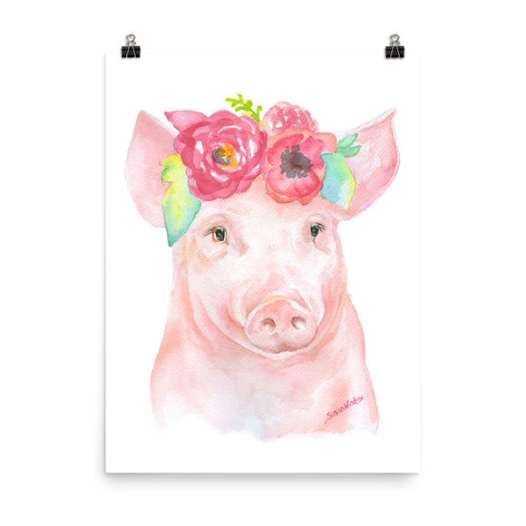 Pig Floral 2