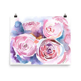 Peonies Watercolor Print