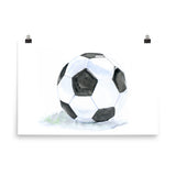 Soccer Ball Watercolor