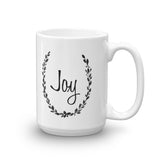 Joy Mug Black and White