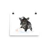 Calf Watercolor Baby Cow