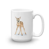 Deer Fawn Watercolor Coffee Mug