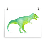 Tyrannosaurus Rex Watercolor T. rex