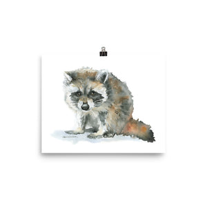 Raccoon Watercolor
