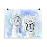 Alpacas Watercolor Print