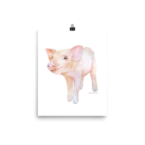 Pig 2 Watercolor
