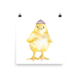 Chick with Tiara Watercolor