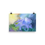 Colorful Octopus Watercolor