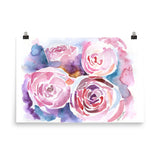 Peonies Watercolor Print
