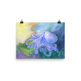 Colorful Octopus Watercolor