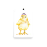 Chick with Tiara Watercolor