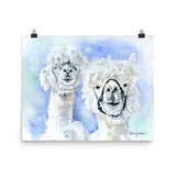 Alpacas Watercolor Print