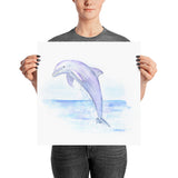 Dolphin Watercolor