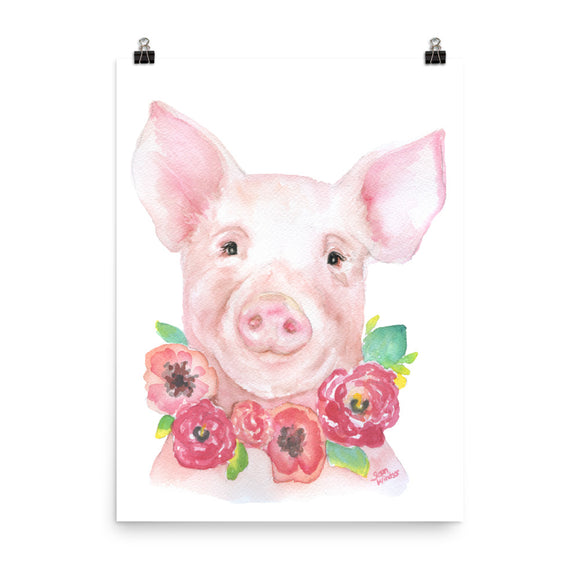 Pig Floral 3