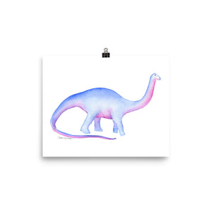Apatosaurus Watercolor