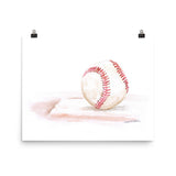 Baseball Watercolor