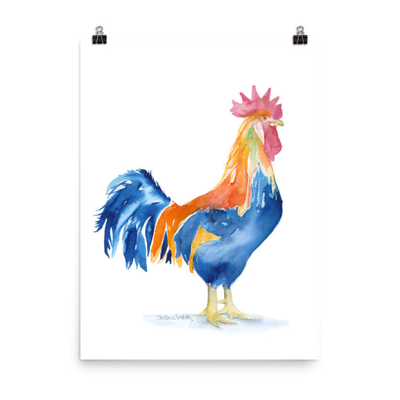 Rooster Watercolor