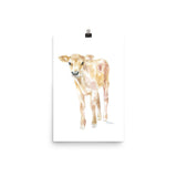 Jersey Calf Watercolor - Baby Cow