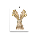 Jackalope Watercolor Painting Print