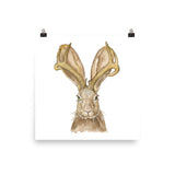 Jackalope Watercolor Painting Print